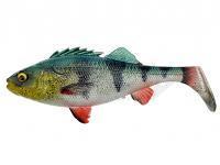 Esca Siliconich Savage Gear 4D Perch Shad Bulk 17.5cm 68g - Green Silver UV