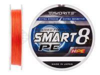 Trecciato Favorite Smart PE 8x 150m (red orange) - #2.5/0.265mm 35lb