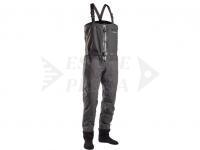 Wader Guideline HD Sonic Zip Wader Graphite/Charcoal - XXL