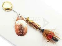 Cucchiaino rotante Mepps Aglia Mouche Copper / Red #00 1.5g