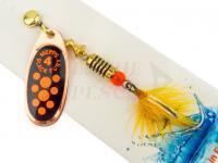 Cucchiaino Rotanto Mepps Black Fury Mouche #4 - Copper/Red Dots