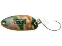 Spoon Shimano Cardiff Roll Swimmer 1.5g - 24T Mustard Green Camo