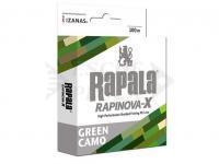 Trecciato Rapala Rapinova-X Green Camo 100m | 0.40mm