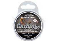 Savage Gear Carbon 49 Coated Grey 10m 0.48mm 23lbs/10kg