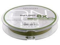 Trecciato Dragon No Limit 8X-Braid Camo Green 150m - 0.06mm