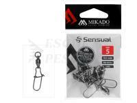 Mikado Girella con cuscinetto a sfere con moschettone da spinning #2 - Black Nickel