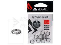 Anello spaccato rinforzato 8mm #9 - Silver