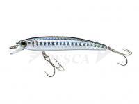 Hard Lure Yo-zuri Pins Minnow Sinking 70S | 7cm 5g - Silver Black (F1165-BL)