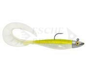 Esche Delalande Zand Curly 12cm + jig head 14g - 389 - NATURAL YELLOW