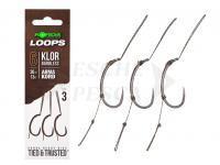 Ami Korda Loop Rigs Klor Barbless #6B 30lb 13kg 3pcs
