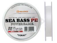 Trecciato Toray Sea Bass PE Power Game 8 Braided Natural 150m 20lb #1.2