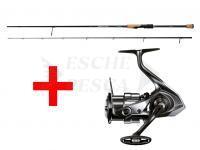Mulinello Shimano Vanquish FC C3000M HG + Gratis Shimano Yasei BB Street Spinning 2.10m 3-12g