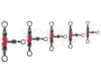 Jaxon Barrel Swivel triple with beads