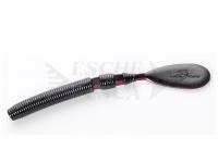 Esche siliconich Lake Fork LFT Hyper Worm 6in - Red Shad Green