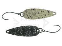 Cucchiaino ondulante trota Molix Lover Area Spoon 1.8 g (1/16 oz) - 335 Mat White / Black Splatter