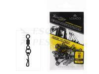 Girella a cambio rapido con moschettone #8 - Black Nickel