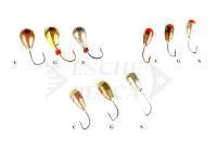 Jaxon Tungsten Mormyshkas Ice Jigs