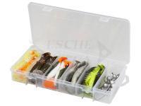 Savage Gear Cannibal Shad Kit 36pcs - M | 6.8 & 8cm | Mixed colors | #1: 1X 5G AND 2X 7.5G, #2/0: 1X 7.5G AND 2X 10G