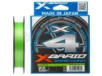 Trecciato YGK X-Braid Braid Cord X4 150m - #1.0/0.165mm 18lb/8.1kg