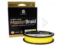 Filo Trecciato Cortland Master Braid 150 yds Yellow 8lb | .005 in | .127 mm