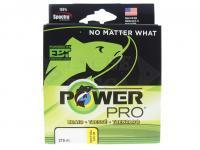 Braided line PowerPro Hi-Vis Yellow 275m 0.08mm 4kg