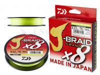 Daiwa Fili Trecciati J-Braid Grand X8 Chartreuse