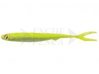 Esca Siliconich Fox Rage Slick Finesse Super Soft 13cm 5in - UV Chartreuse Ayu