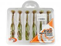 Esca Siliconicha Reins Fat Rockvibe Shad 4 inch - B36 Scuppernong Chart
