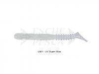 Soft Bait Reins Rockvibe Shad 2 inch - UV001 UV Super Glow
