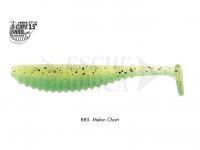 Soft Bait Reins S-Cape Shad 3.5 inch - B85 Chart Pepper / Glow Melon Soda