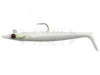 Esca Siliconicha Savage Gear Sandeel V2 Bulk 17.5cm 65g - White Pearl Silver