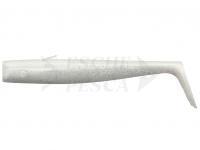 Esca Siliconica Savage Gear Sandeel V2 Weedless Tail 11cm 10g - White Pearl Silver