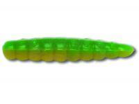 Quantum Soft Baits Magic Trout B-Maggot 25mm - Garlic | Yellow-green