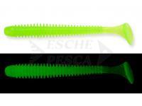 Esche Siliconiche Keitech Swing Impact 2.5 inch | 64mm - Clear Chartreuse Glow