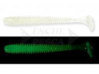 Esche Siliconiche Keitech Swing Impact 2.5 inch | 64mm - Clear Silver Glow