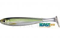 Esche Live Target Slow-Roll Shiner Paddle Tail 7.5cm - Silver/Green