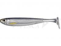 Esche Live Target Slow-Roll Shiner Paddle Tail 7.5cm - Silver/Smoke