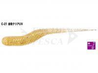 Esche Siliconiche Tict Gyopin 1.7 inch - C-21 Gold powder clear UV