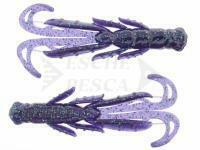 Esche X Zone Lures Scented Stealth Creature 2.75" 7cm - Black Blue Flake