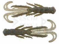 Esche X Zone Lures Scented Stealth Creature 2.75" 7cm - Green Pumpkin Blue Flake