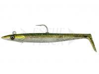 Esca Siliconicha Savage Gear Sandeel V2 18cm 86g 2+1pcs - Green Silver