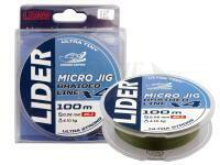 Trecciato Fishing Empire Lider Micro Jig X4 100m green - 0.06mm