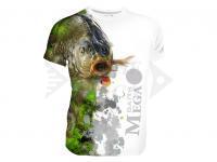 Dragon Breathable T-shirt Megabaits - carp white