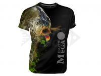 Dragon Breathable T-shirt Megabaits - carp black