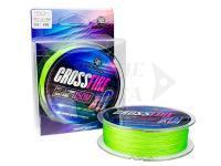 Braided line RTB Crossfire X8 Lime Green | 150m | #0.8 | 0.129mm | 14lb | 6.4kg
