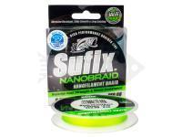 Trecciato Sufix Nanobraid 0.04mm 100m - Neon Chartreuse