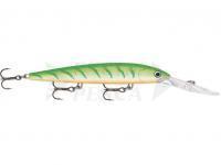 Lure Rapala Down Deep Husky Jerk 14cm 23g - Green Tiger UV