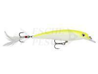 Esca Rapala X-Rap 8cm - Silver Fluorescent Chartreuse UV