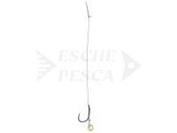 Mikado Method Feeder Rigs Barbless X-Tra Strong with rubber 10cm - #8