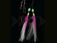 Dega Ocean-Rig with fringe eads and 2 side-arms - Pink